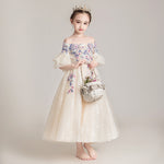 Load image into Gallery viewer, D1161 Girl Dress, Gift Birthday Dress, Flower Girl Dress, Toddler Dress
