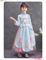 Load image into Gallery viewer, D1034 Chinese Style, Hanfu, Girl Dress, Costume, Birthday Dress
