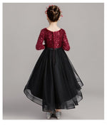 Load image into Gallery viewer, D1039 Girl Dress, Gift Birthday Dress, Flower Girl Dress, Toddler Dress
