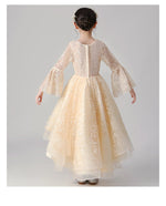 Load image into Gallery viewer, D1027 Girl Dress, Gift Birthday Dress, Flower Girl Dress, Toddler Dress
