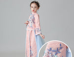 Load image into Gallery viewer, D1028 Chinese Style, Hanfu, Girl Dress, Costume, Birthday Dress, Children Costume
