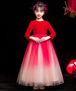 Load image into Gallery viewer, D1031 Chinese Style,Cheongsam,Gift Birthday Dress, Flower Girl Dress
