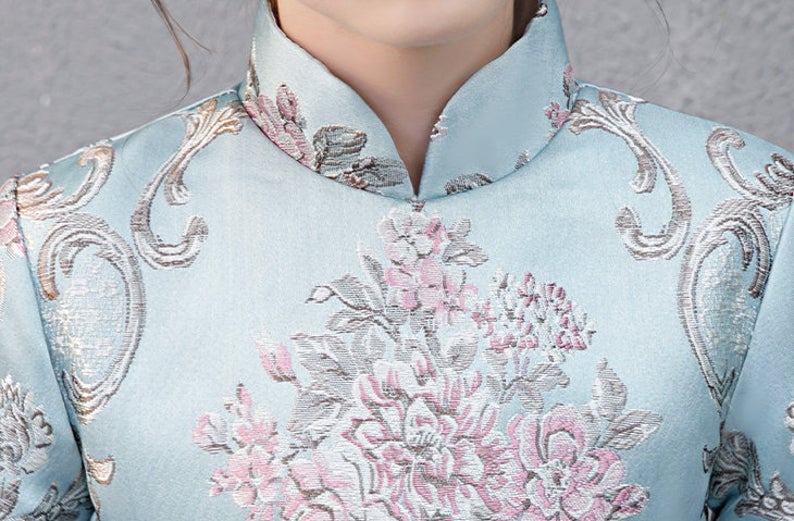 D1144 Chinese Style,Cheongsam,Gift Birthday Dress, Flower Girl Dress