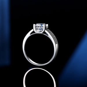 2 or 3 Carat Top Grade Moissanite Ring For Men, S925 Sterling Silver, Handmade Wedding Engagement Gift Art Deco