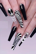 Load image into Gallery viewer, N114 Designer Inspired, Press On Nails, Fake Nails, Glue On Nails, Designer Nails Art
