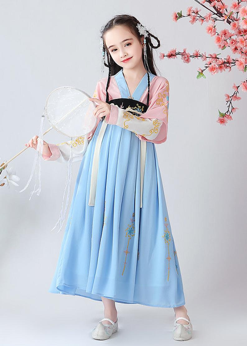 D1248 Chinese Style,Costume,Gift Birthday Dress, Flower Girl Dress