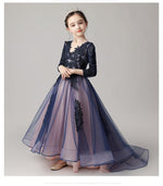Load image into Gallery viewer, D1138 Girl Dress, Gift Birthday Dress, Flower Girl Dress, Toddler Dress
