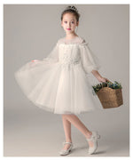 Load image into Gallery viewer, D1035 Girl Dress, Gift Birthday Dress, Flower Girl Dress, Toddler Dress
