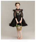 Load image into Gallery viewer, D1048 Girl Dress, Gift Birthday Dress, Flower Girl Dress, Toddler Dress
