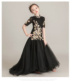 Load image into Gallery viewer, D1049 Girl Dress, Gift Birthday Dress, Flower Girl Dress, Toddler Dress
