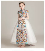 Load image into Gallery viewer, D1149 Chinese Style,Cheongsam,Gift Birthday Dress, Flower Girl Dress
