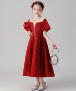 Load image into Gallery viewer, D1025 Girl Dress, Gift Birthday Dress, Flower Girl Dress, Toddler Dress
