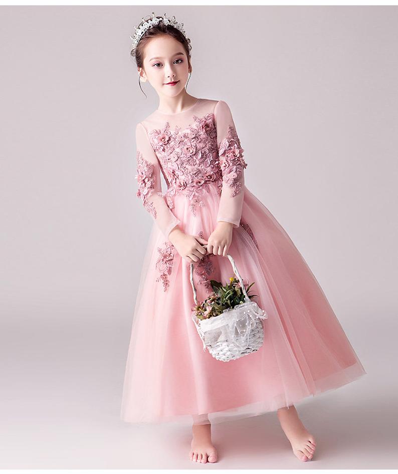 D1305 Birthday Dress, Flower Girl Dress, Toddler Dress, Baby Christmas Dress