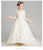 Load image into Gallery viewer, D1132 Girl Dress, Gift Birthday Dress, Flower Girl Dress, Toddler Dress

