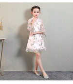 Load image into Gallery viewer, D1360 Chinese Style,Cheongsam,Gift Birthday Dress,  Toddler Dress, Baby Christmas Dress
