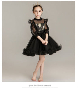 D1048 Girl Dress, Gift Birthday Dress, Flower Girl Dress, Toddler Dress