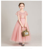 Load image into Gallery viewer, D1045 Girl Dress, Gift Birthday Dress, Flower Girl Dress, Toddler Dress
