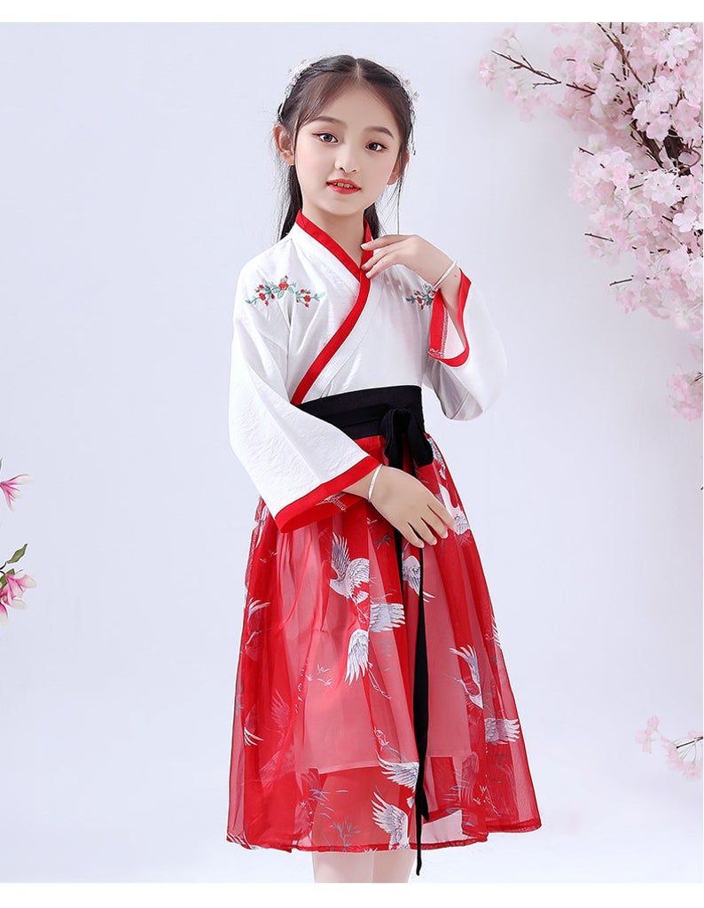 D1179 Chinese Style, Hanfu, Girl Dress,  Birthday Dress, Children Costume