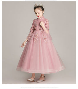 D1127 Girl Dress, Gift Birthday Dress, Flower Girl Dress, Toddler Dress