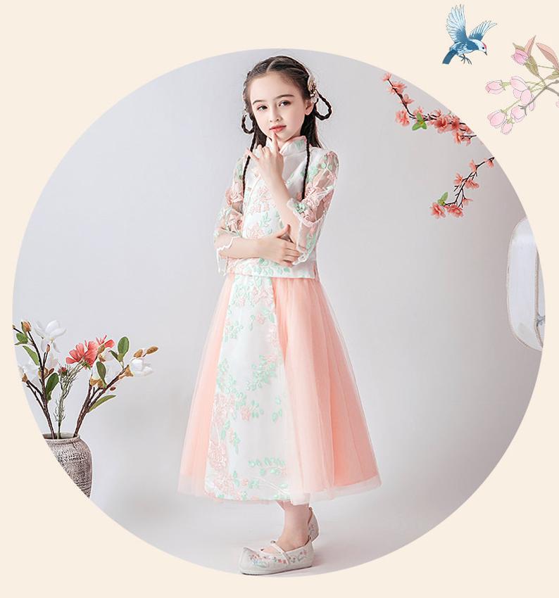 D1346 Chinese Style,Gift Birthday Dress, Flower Girl Dress, Toddler Dress