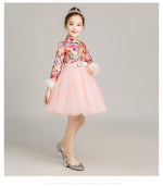 Load image into Gallery viewer, D1153 Chinese Style,Cheongsam,, Flower Girl Dress, Toddler Dress
