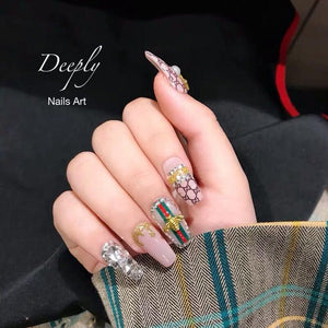 N2079 Designer Nails, Nail Art, Press On Nails, Fake Nails,Glue On Nails, Designer Nails Art
