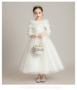 Load image into Gallery viewer, D1142 Girl Dress, Gift Birthday Dress, Flower Girl Dress, Toddler Dress
