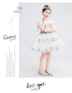D1216 Girl Dress, Gift Birthday Dress, Flower Girl Dress, Toddler Dress