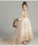 Load image into Gallery viewer, D1298 Flower Girl Dress, Toddler Dress, Baby Christmas Dress, Glitz Pageant Dress
