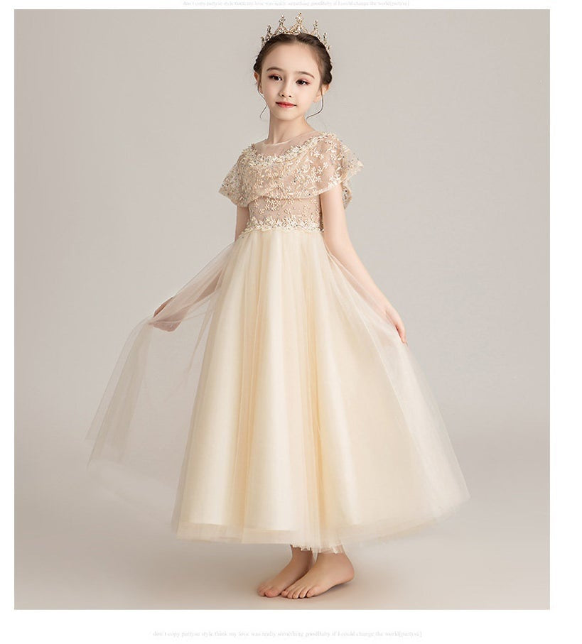 D1070 Girl Dress, Gift Birthday Dress, Flower Girl Dress, Toddler Dress