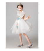 Load image into Gallery viewer, D1033 Girl Dress, Gift Birthday Dress, Flower Girl Dress, Toddler Dress
