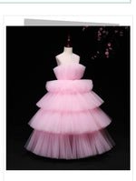 Load image into Gallery viewer, D1289 Flower Girl Dress, Toddler Dress, Baby Christmas Dress, Glitz Pageant Dress
