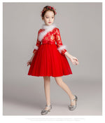 Load image into Gallery viewer, D1117 Chinese Style,Cheongsam,Gift Birthday Dress, Flower Girl Dress
