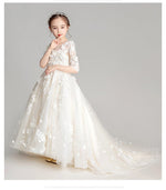 Load image into Gallery viewer, D1132 Girl Dress, Gift Birthday Dress, Flower Girl Dress, Toddler Dress
