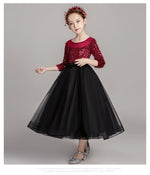 Load image into Gallery viewer, D1043 Girl Dress, Gift Birthday Dress, Flower Girl Dress, Toddler Dress
