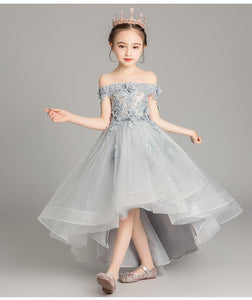 D1019 Girl Dress, Gift Birthday Dress, Flower Girl Dress, Toddler Dress