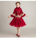 Load image into Gallery viewer, D1080 Chinese Style, Flower Girl Dress, Toddler Dress, Baby Christmas Dress
