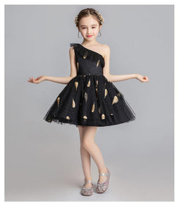 D1077 Girl Dress, Gift Birthday Dress, Flower Girl Dress, Toddler Dress