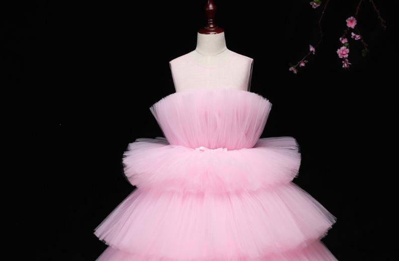 D1289 Flower Girl Dress, Toddler Dress, Baby Christmas Dress, Glitz Pageant Dress