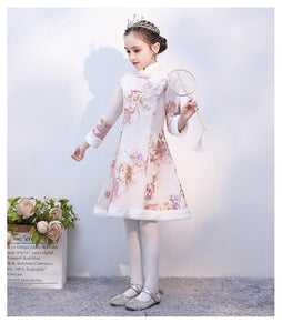 D1166 Chinese Style,Cheongsam,Gift Birthday Dress, Flower Girl Dress