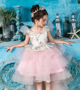 D1279 Flower Girl Dress, Toddler Dress, Baby Christmas Dress, Glitz Pageant Dress