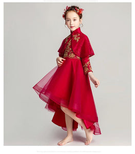 D1079 Cheongsam,Flower Girl Dress, Toddler Dress, Baby Christmas Dress