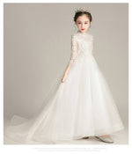 Load image into Gallery viewer, D1101 Girl Dress, Gift Birthday Dress, Flower Girl Dress, Toddler Dress
