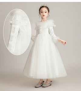 D1142 Girl Dress, Gift Birthday Dress, Flower Girl Dress, Toddler Dress