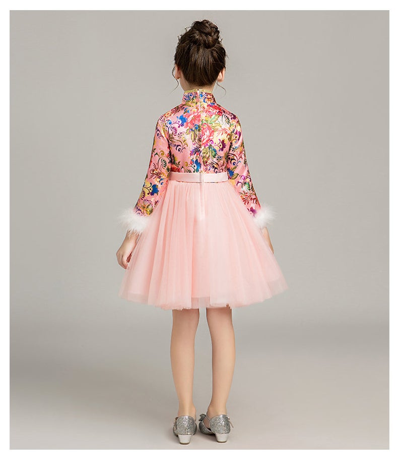 D1153 Chinese Style,Cheongsam,, Flower Girl Dress, Toddler Dress
