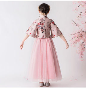 D1081 Chinese Style,Cheongsam,Flower Girl Dress, Toddler Dress, Baby Christmas Dress