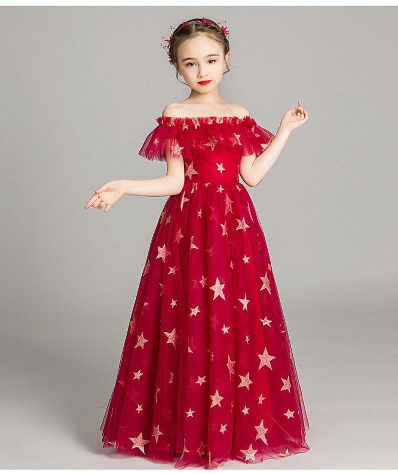 D1333 Birthday Dress, Flower Girl Dress, Toddler Dress, Baby Christmas Dress