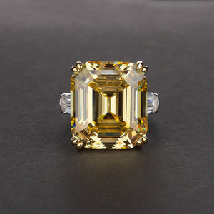 J007 Tourmaline/Diamond Ring, Created Gemstone, Sterling Silver Rings for Women, Handmade Wedding Engagement