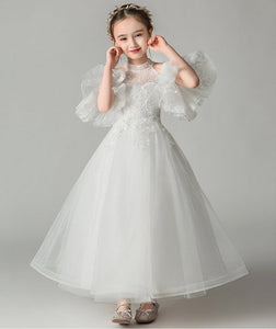 D1029 Girl Dress, Gift Birthday Dress, Flower Girl Dress, Toddler Dress