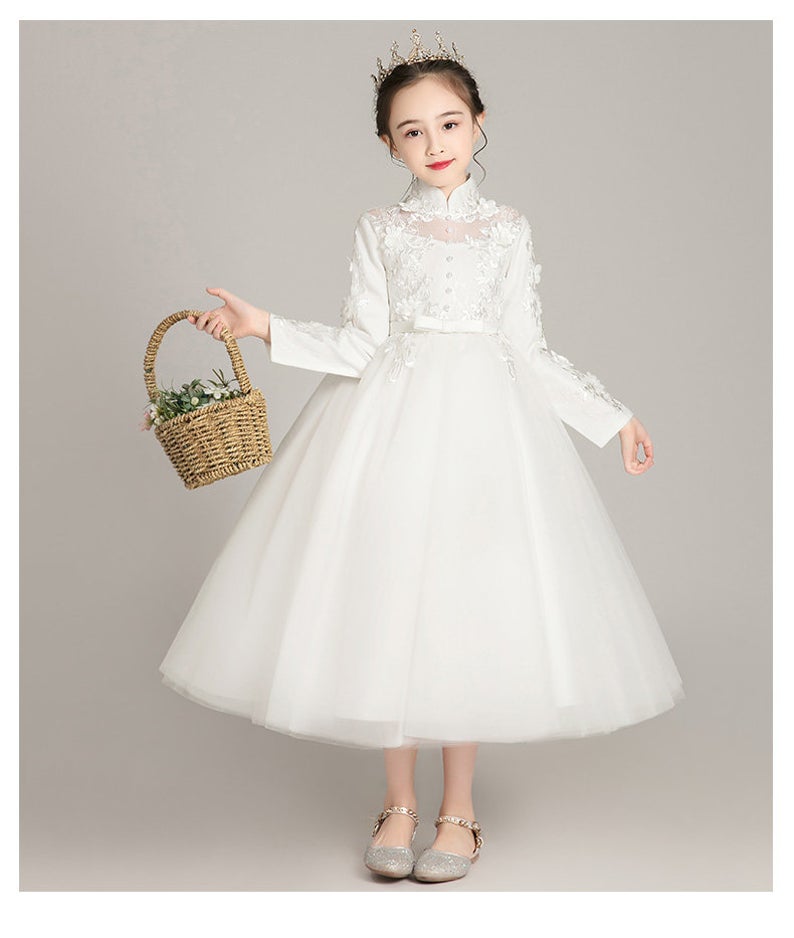 D109 Girl Dress, Gift Birthday Dress, Flower Girl Dress, Toddler Dress